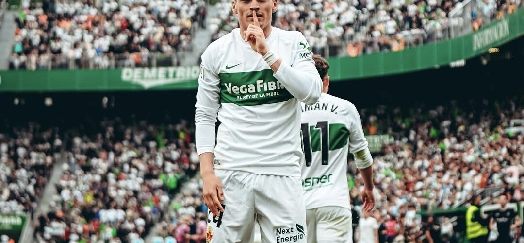 Lucas Cepeda marcó su primer gol en Europa y le dio una victoria clave a Elche