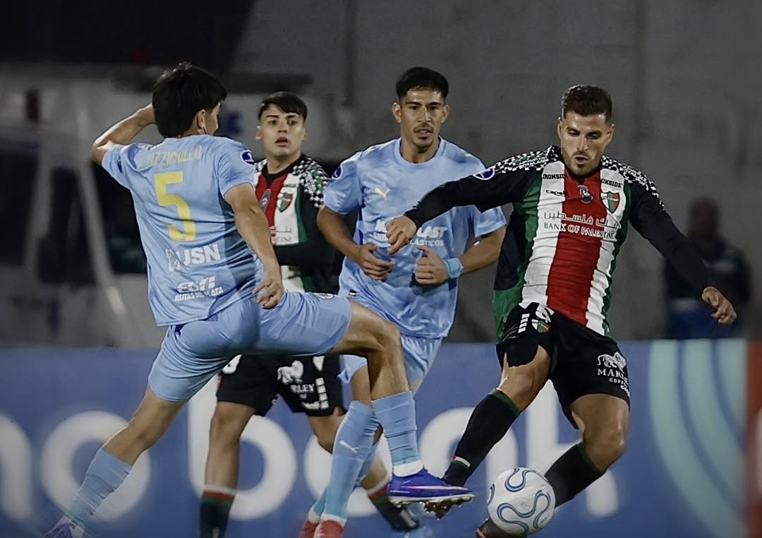 Palestino sufrió una dura derrota en casa ante Montevideo City Torque por Copa Sudamericana