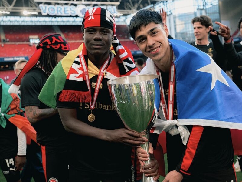 Darío Osorio se consagró campeón de la Copa Danesa y comenzó a sonar fuerte para partir a Inglaterra