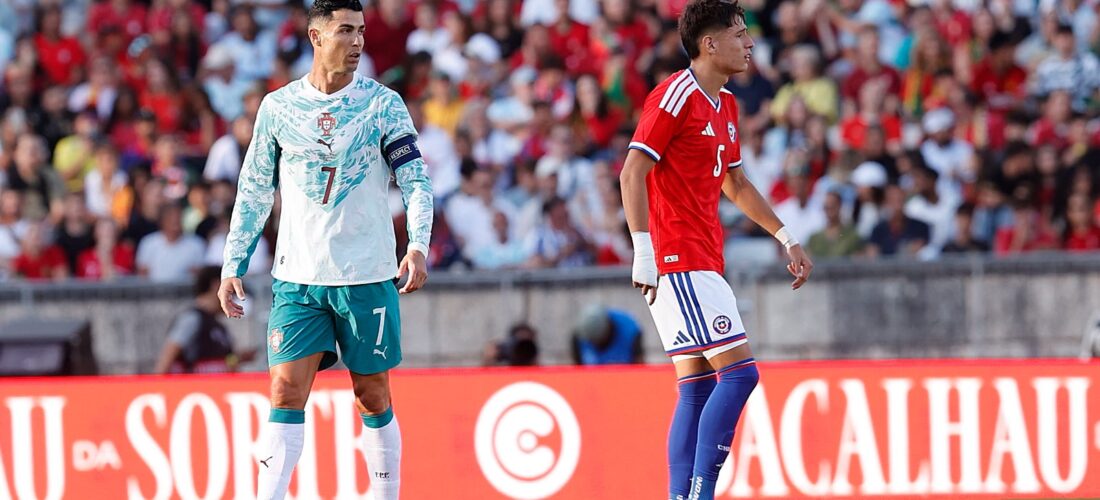 La Roja cayó ante la Portugal de Cristiano Ronaldo en un apretado partido