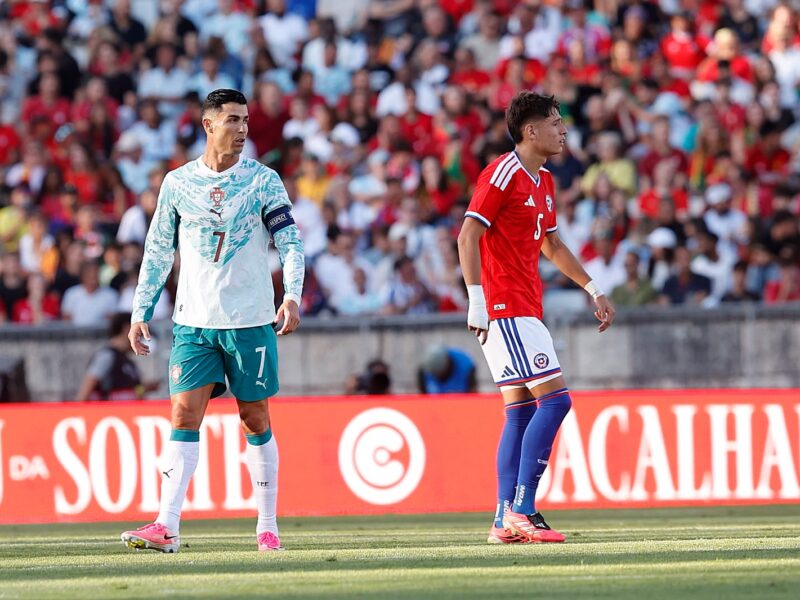 La Roja cayó ante la Portugal de Cristiano Ronaldo en un apretado partido