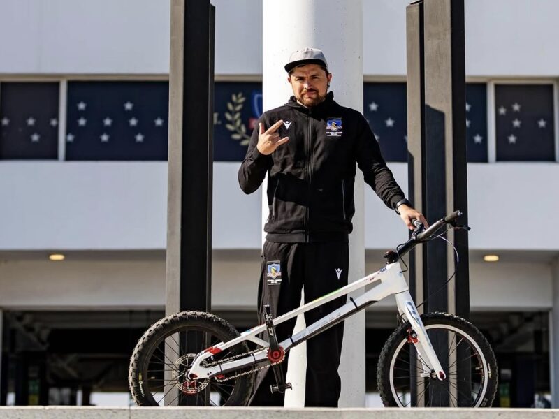 “Ver a Colo Colo en cualquier rama me produce más que un partido de la Premier”: Matías Alegría, el ciclista colocolino que destaca a nivel mundial