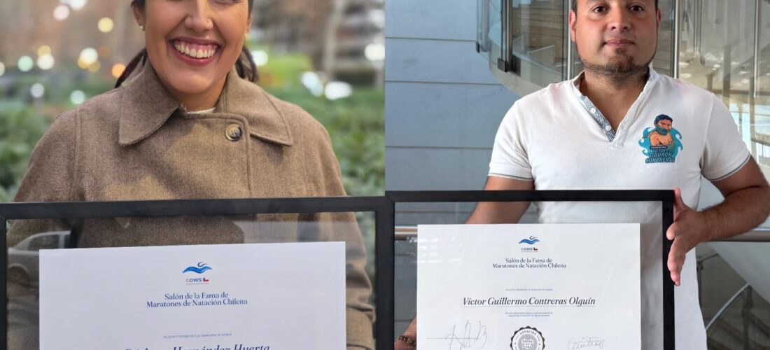 Chile inaugura su primer Salón de la Fama de Maratón de Natación con históricos reconocimientos a Víctor “Tiburón” Contreras y Bárbara Hernández