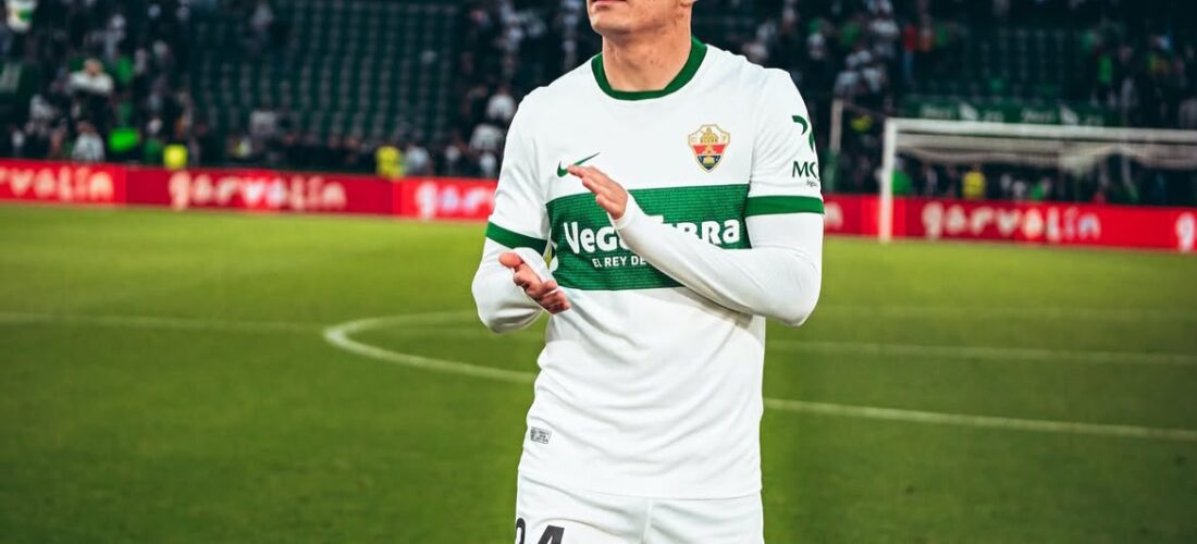 VIDEO | Previo a venir a La Roja: Lucas Cepeda entró y dio una asistencia en la ajustada derrota de Elche ante Real Madrid