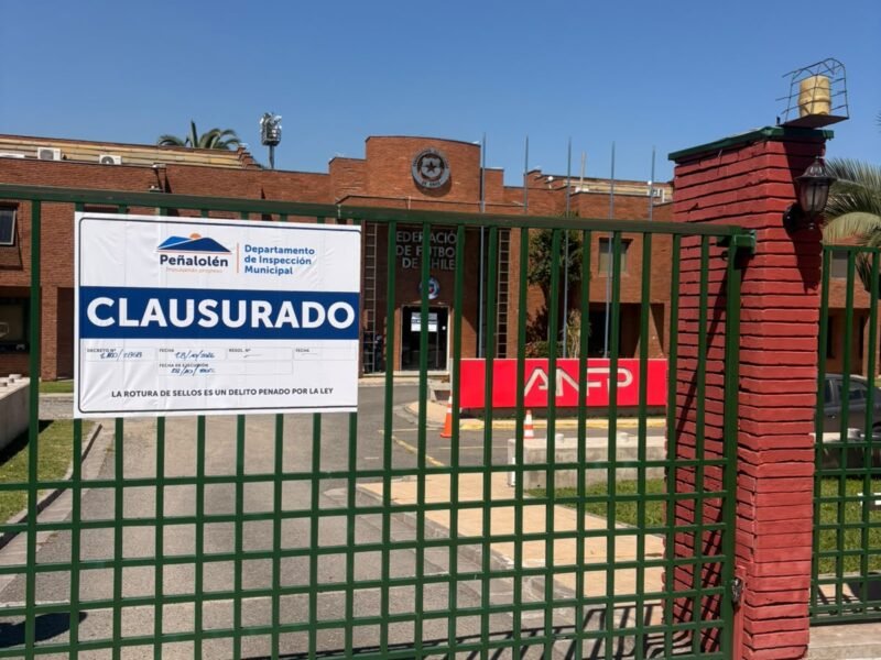 Otra más de la ANFP: El recinto ubicado en Quilín fue clausurado por la Municipalidad de Peñalolén