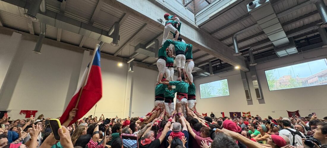 Chile participó por primera vez en el encuentro internacional de torres humanas más importante de España