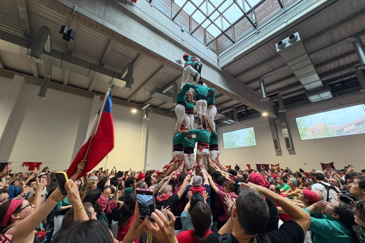 Chile participó por primera vez en el encuentro internacional de torres humanas más importante de España